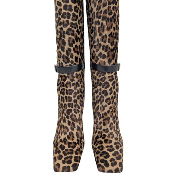 Versace Animal Print Heeled Boots - Picture 7 of 7